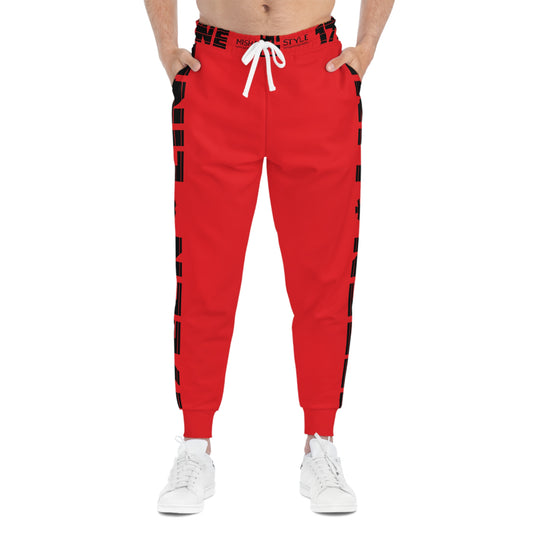 17een Line Unisex Red Athletic Joggers