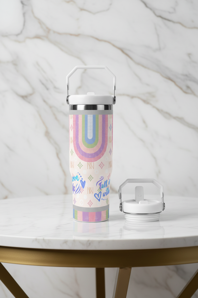 30oz Stainless Steel Holder Friendly Travel Tumbler