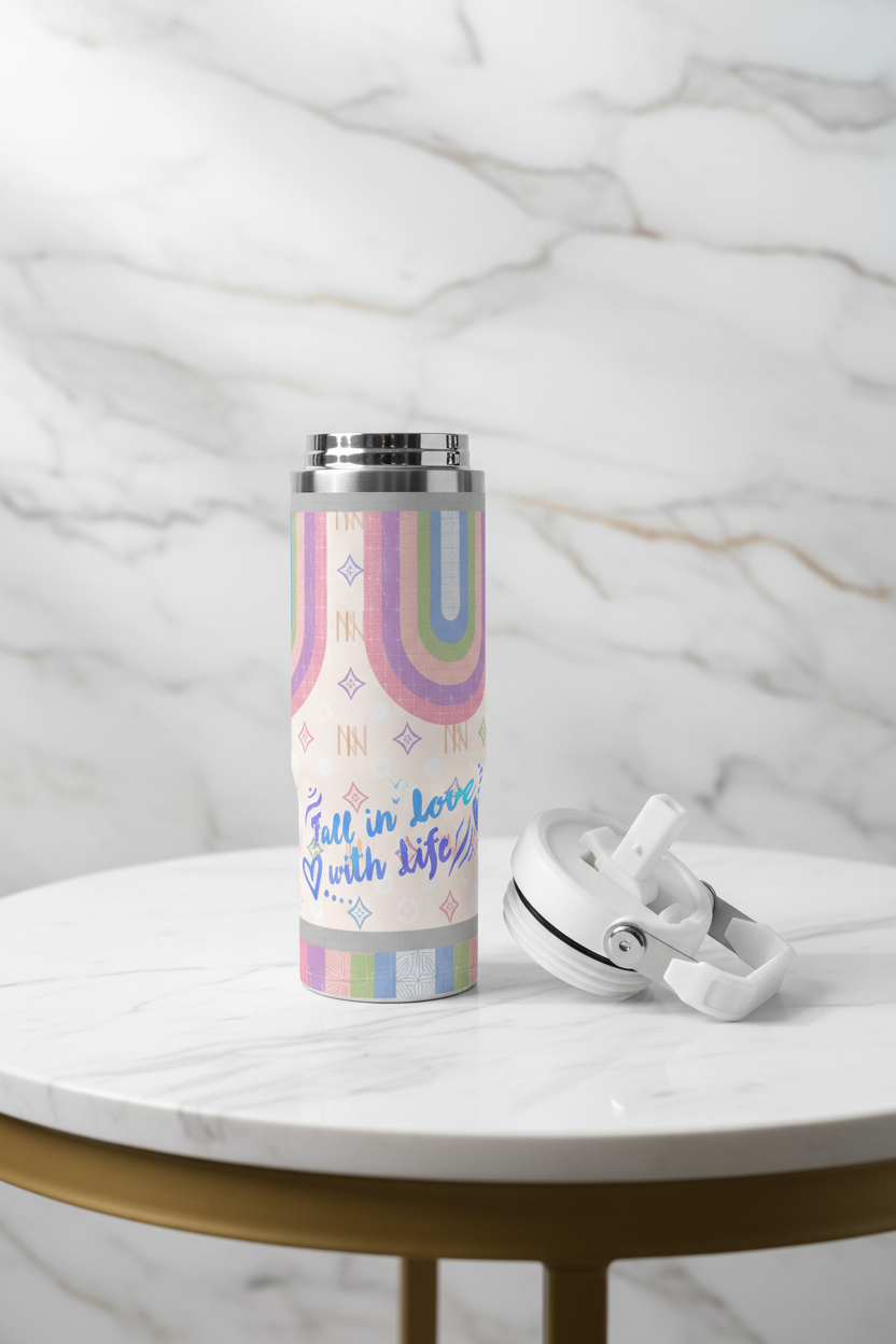 30oz Stainless Steel Holder Friendly Travel Tumbler