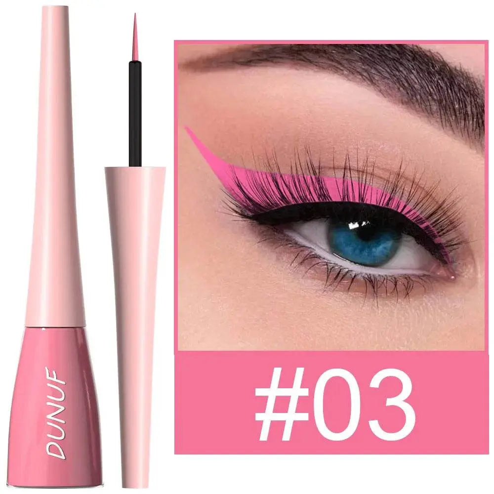12 Pieces Color Waterproof Eyeliner Pencil - IVORYNN