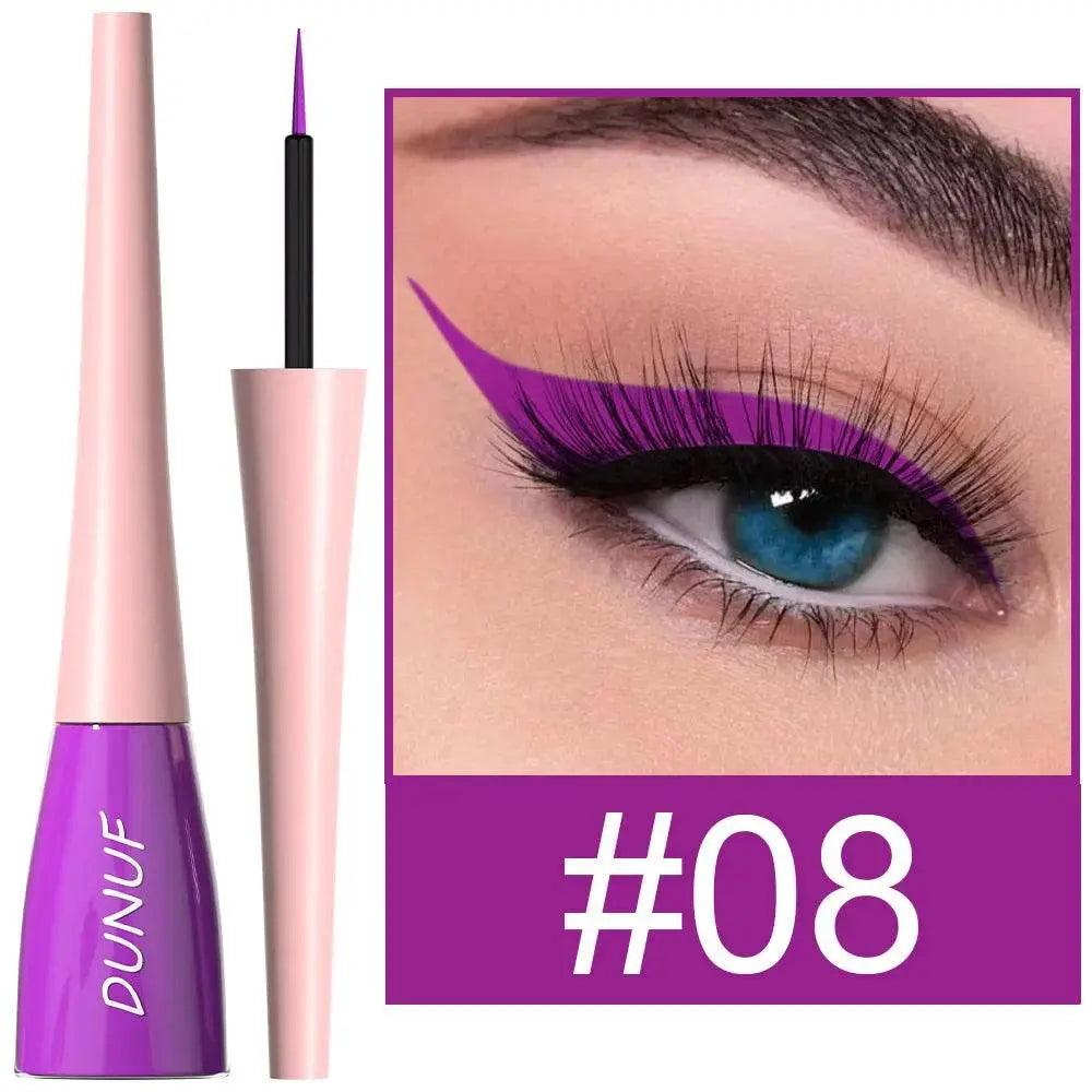 12 Pieces Color Waterproof Eyeliner Pencil - IVORYNN