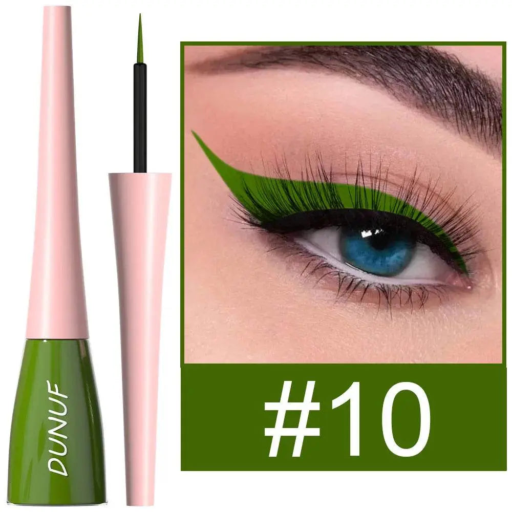 12 Pieces Color Waterproof Eyeliner Pencil - IVORYNN
