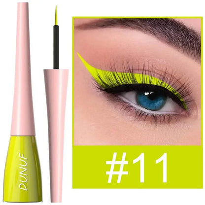 12 Pieces Color Waterproof Eyeliner Pencil - IVORYNN