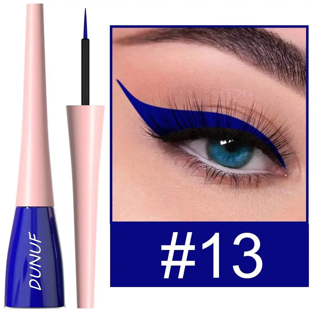 12 Pieces Color Waterproof Eyeliner Pencil - IVORYNN