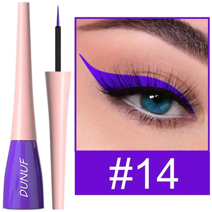 12 Pieces Color Waterproof Eyeliner Pencil - IVORYNN