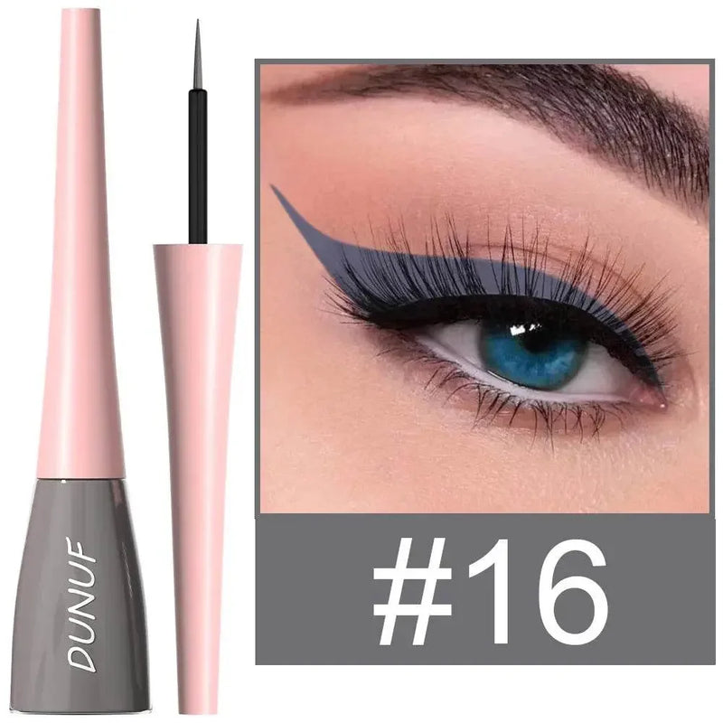12 Pieces Color Waterproof Eyeliner Pencil - IVORYNN