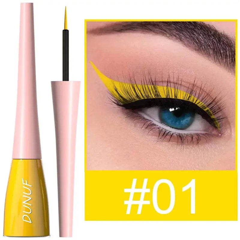 12 Pieces Color Waterproof Eyeliner Pencil - IVORYNN