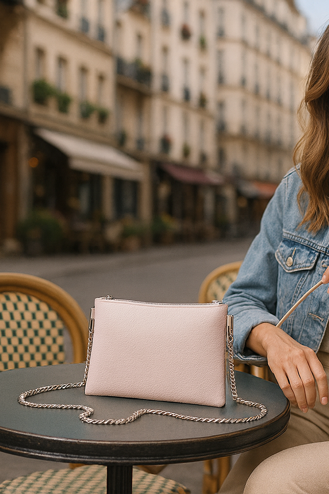 Platinum Nappa Leather NN Crossbody Bag