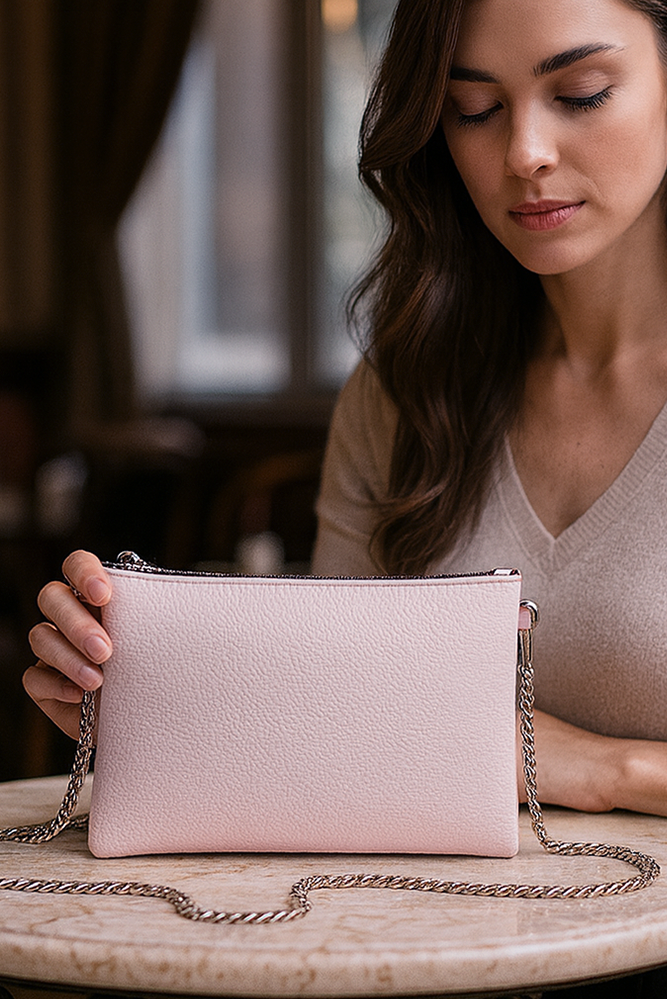 Platinum Nappa Leather NN Crossbody Bag
