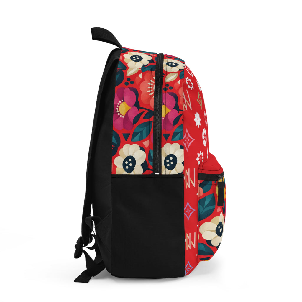Vibrant Boho Floral Backpack