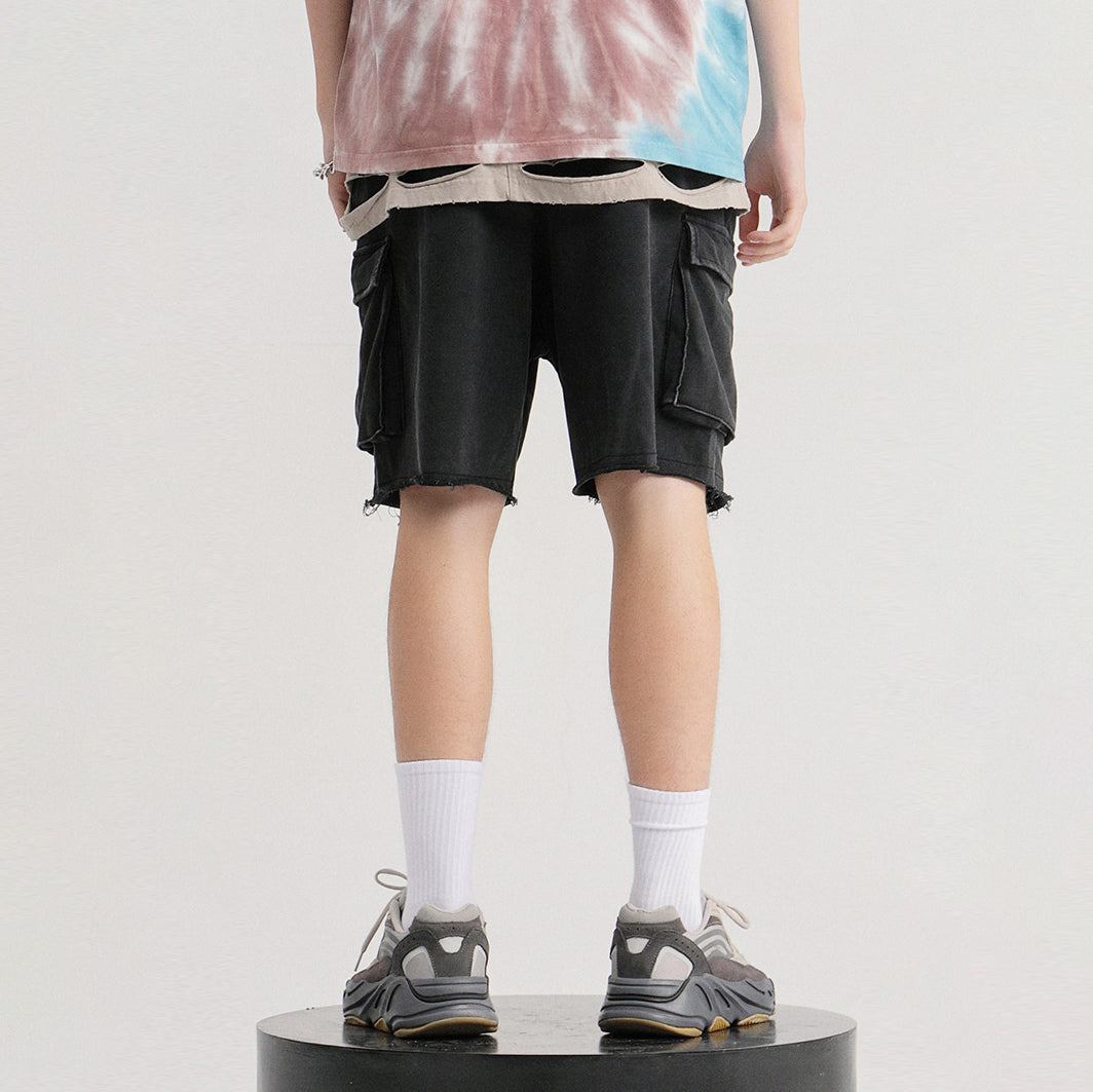 Chic Black Cargo Shorts