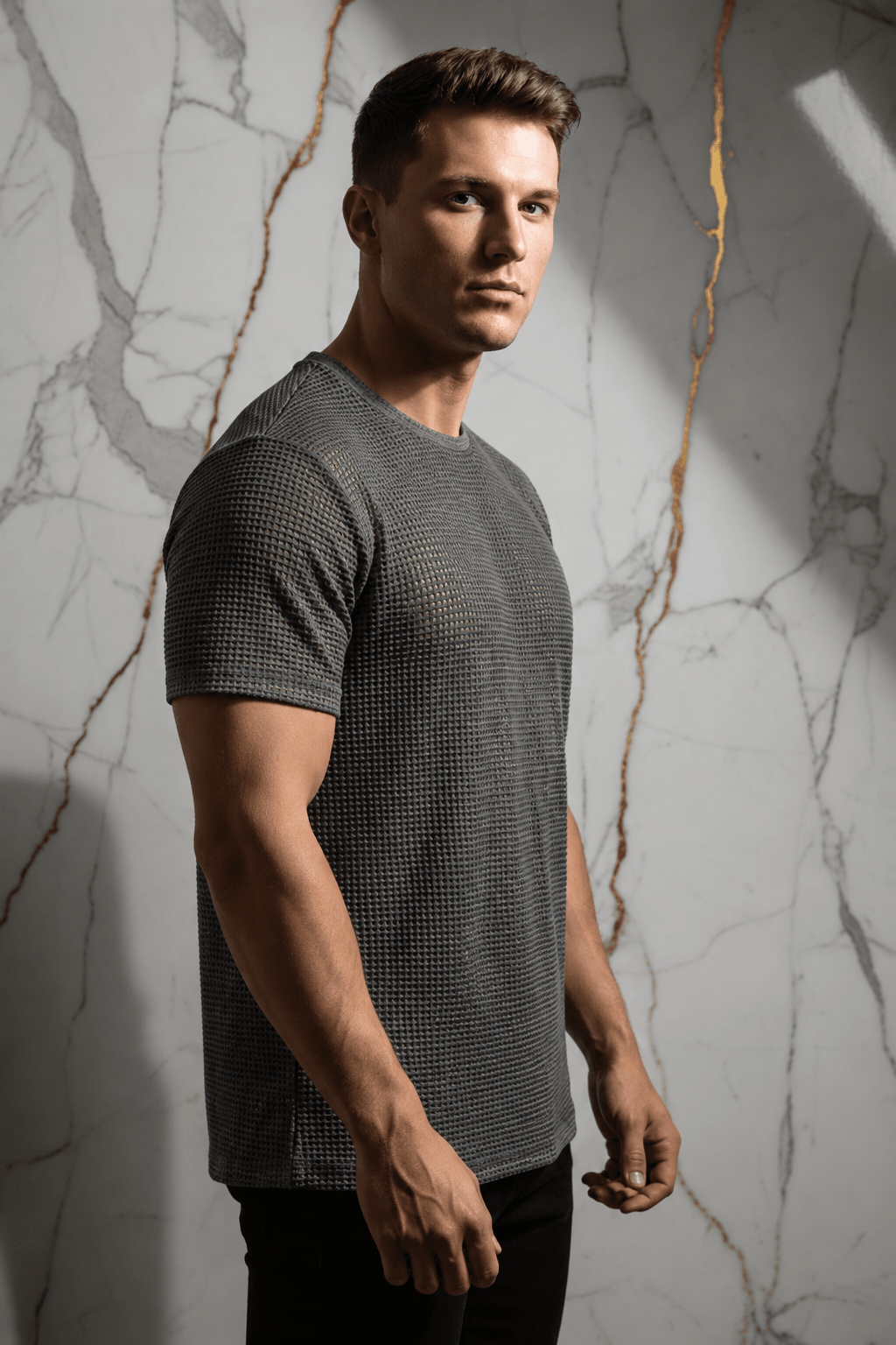 Silk Fitness Gray T-shirt
