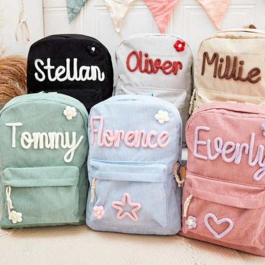 Customized Your Unique Name Or Word Kid Backpack