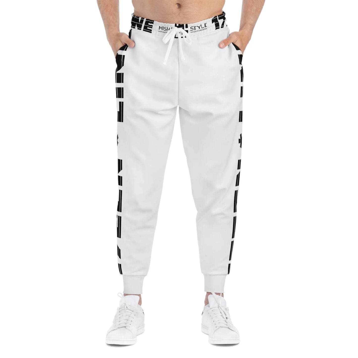 17een Line Unisex Athletic Joggers - IVORYNN