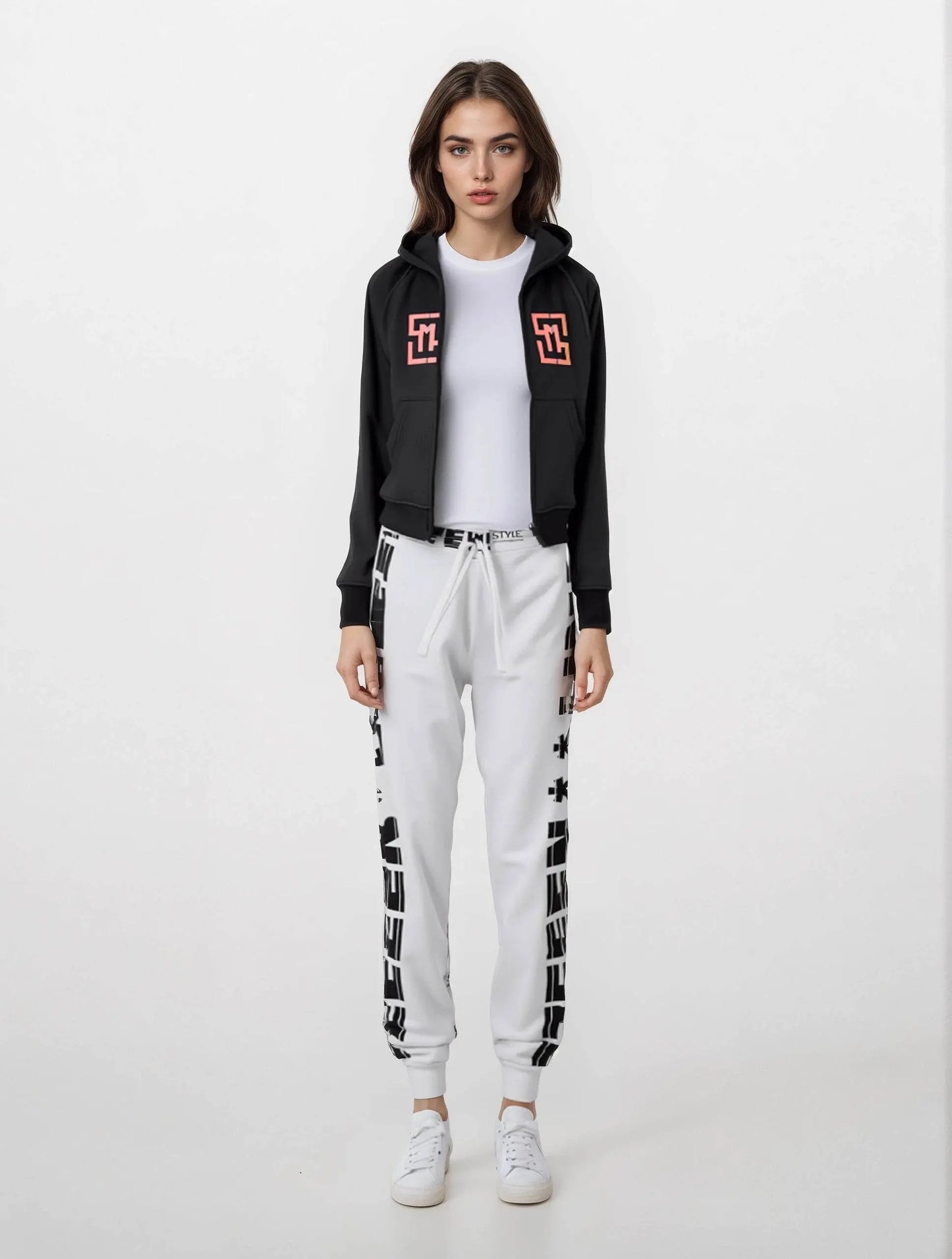 17een Line Unisex Athletic Joggers - IVORYNN