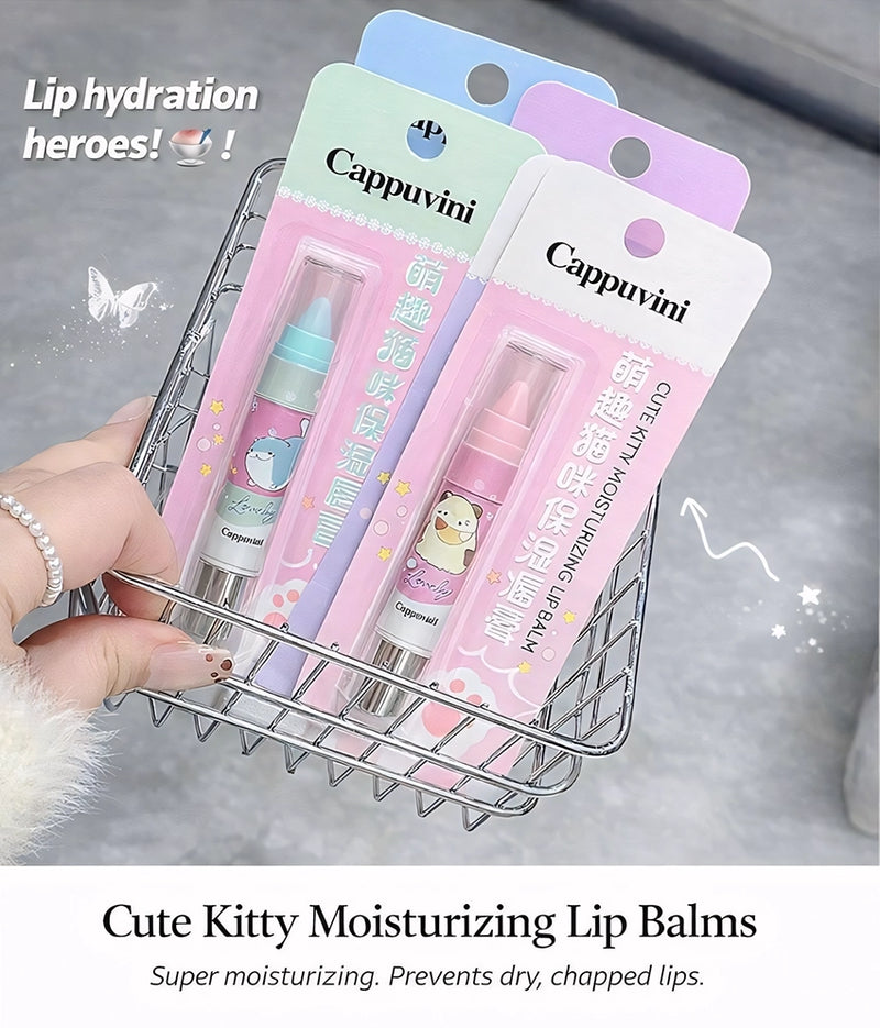 Velvety Lip Balm in natural winter shades