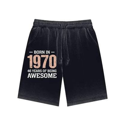 1970 Awesome Reverse Dyed Sweatshorts - IVORYNN