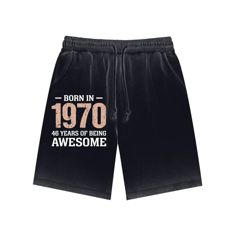 1970 Awesome Reverse Dyed Sweatshorts - IVORYNN