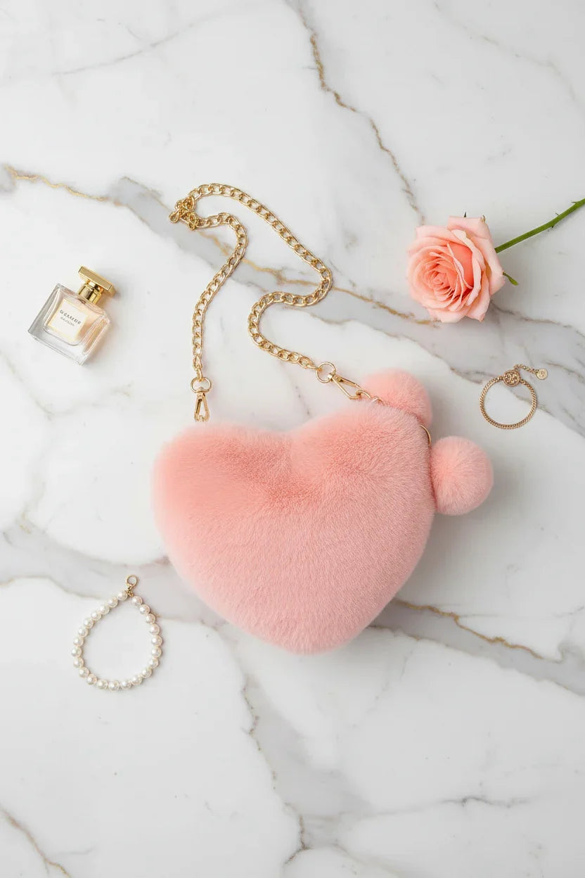 صورة 1 - مع وردة وردية وإكسسوارات ذهبية