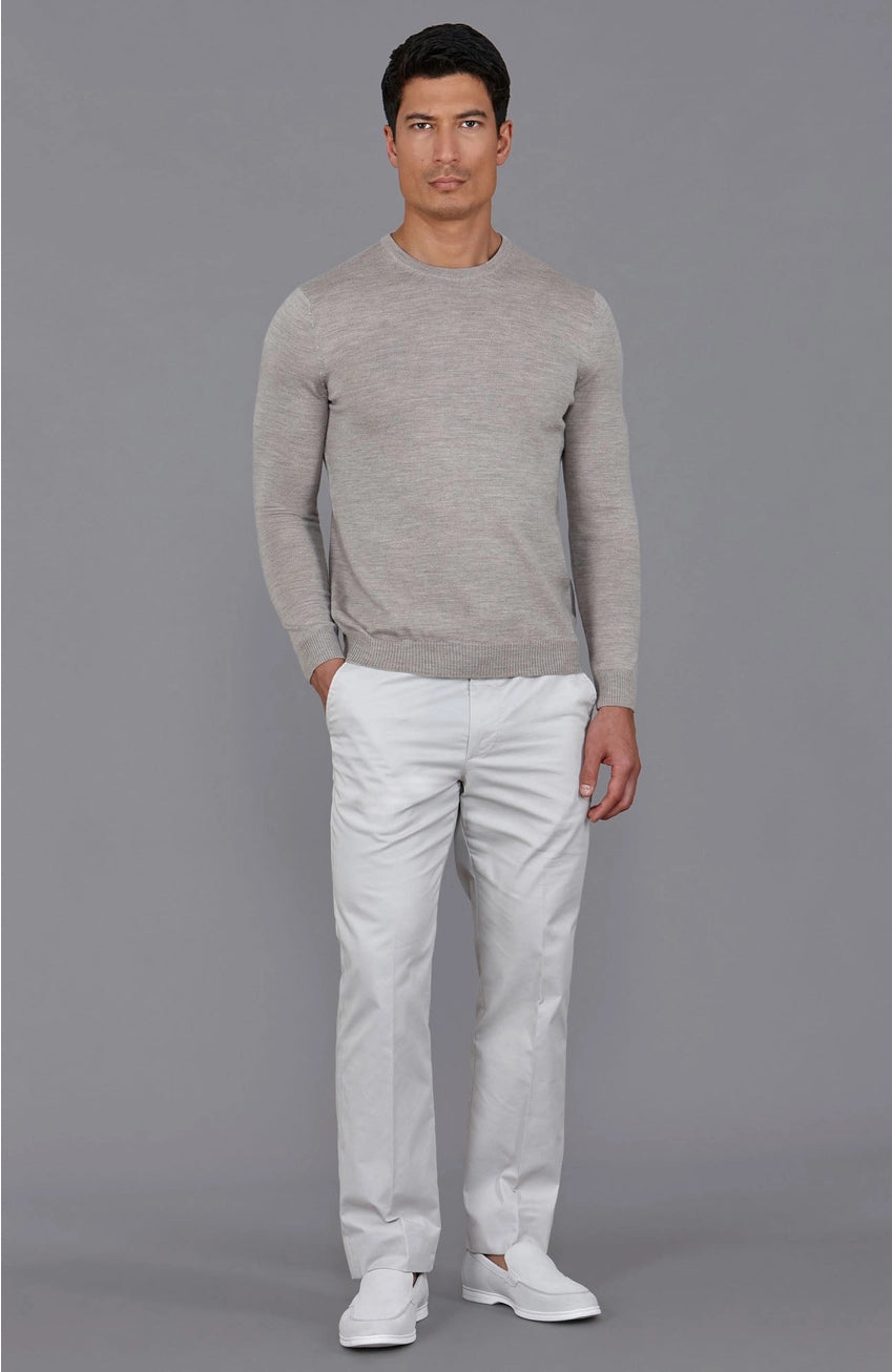 Premium Extra Fine Merino Wool Barley Sweater