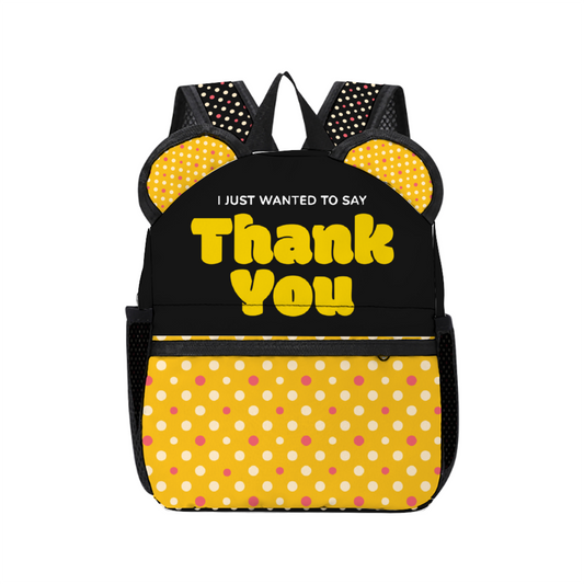 Just To Say Thank You Yellow Ears Stylish School Backpack