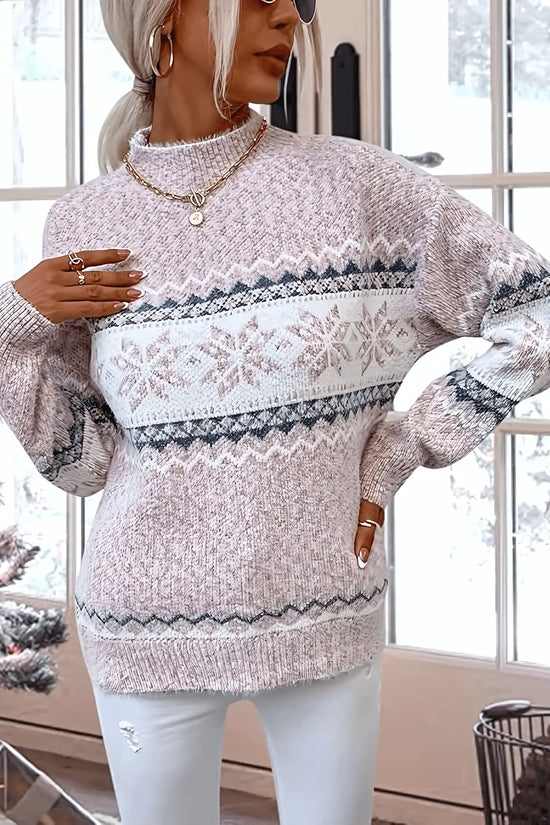 2 PCS Christmas Crewneck Knitted Sweater - IVORYNN