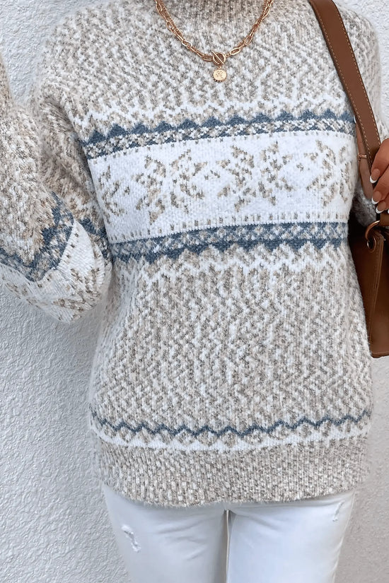 2 PCS Christmas Crewneck Knitted Sweater - IVORYNN