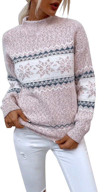 2 PCS Christmas Crewneck Knitted Sweater - IVORYNN