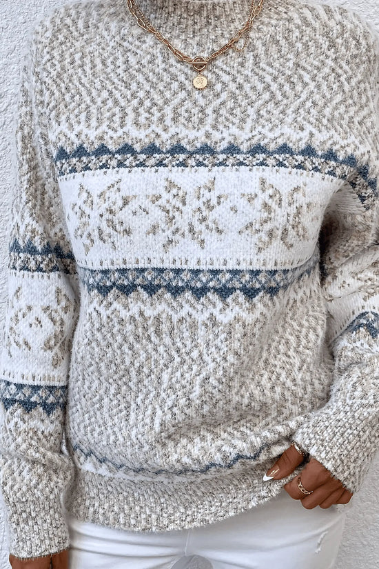 2 PCS Christmas Crewneck Knitted Sweater - IVORYNN