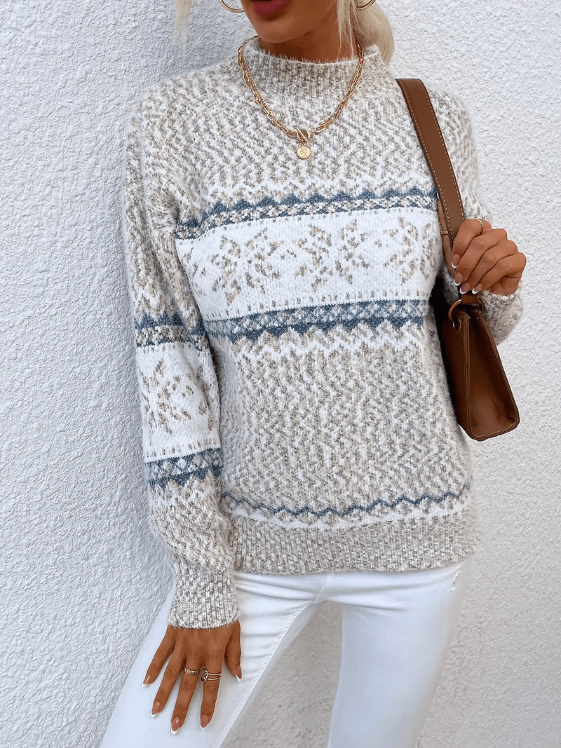 2 PCS Christmas Crewneck Knitted Sweater - IVORYNN