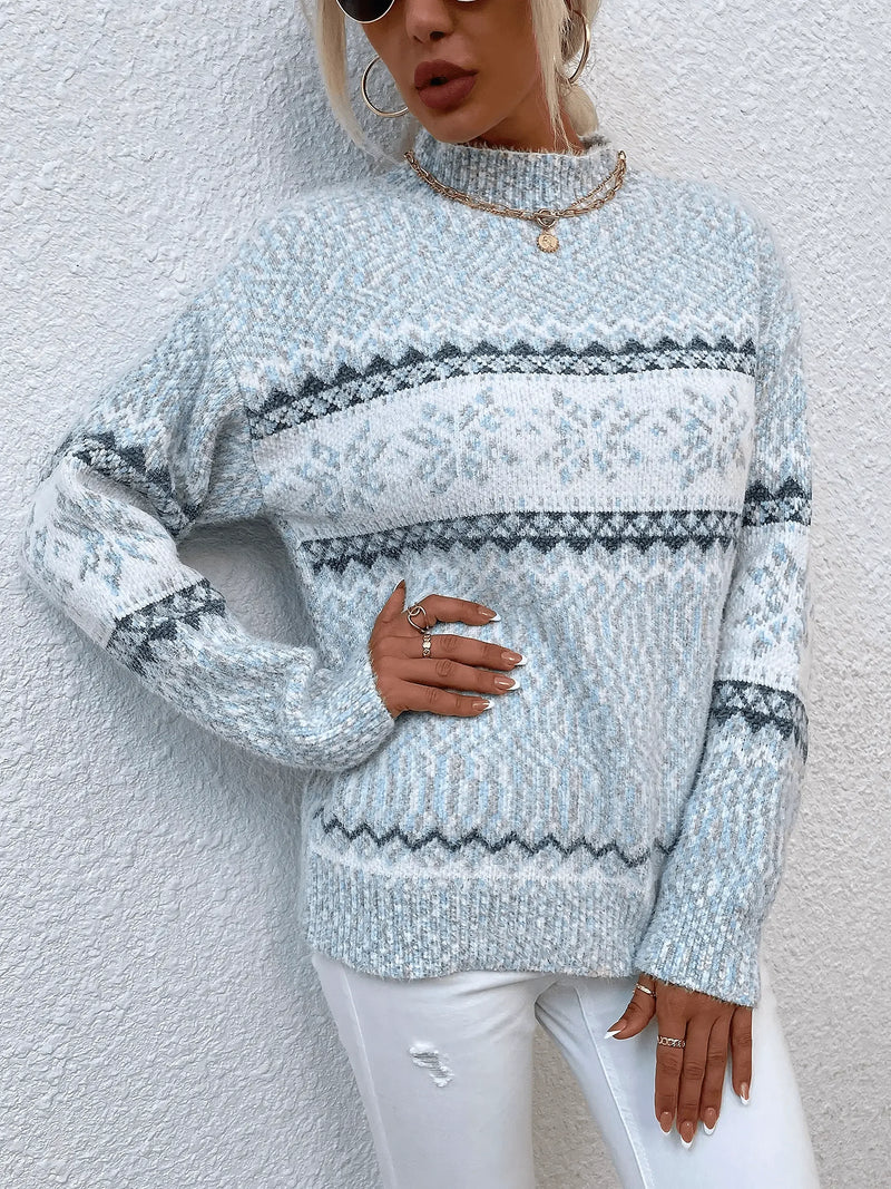 2 PCS Christmas Crewneck Knitted Sweater - IVORYNN