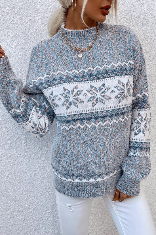 2 PCS Christmas Crewneck Knitted Sweater - IVORYNN