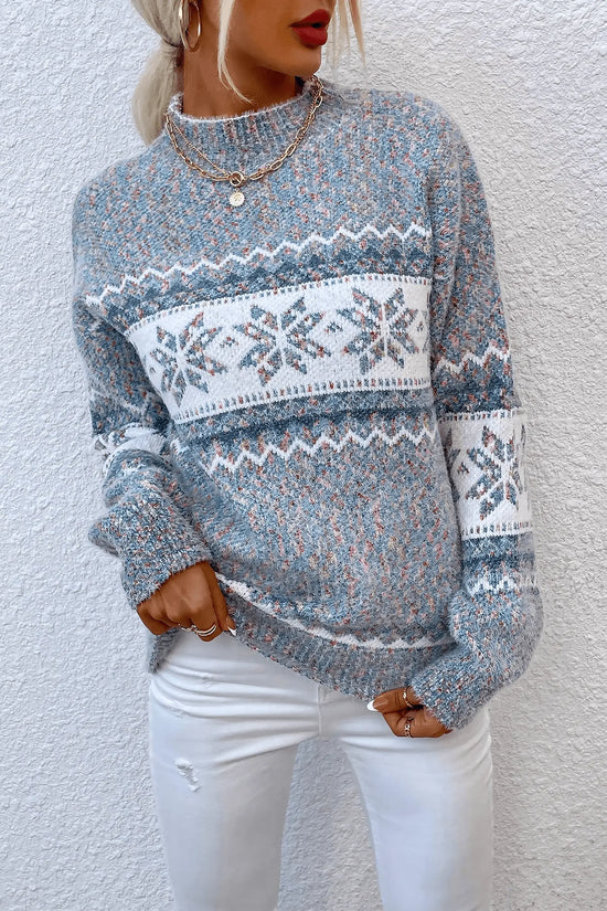 2 PCS Christmas Crewneck Knitted Sweater - IVORYNN