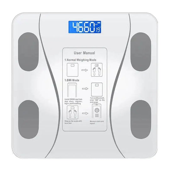 2 Pieces 180KG Digital electronic Smart Body fat scale - IVORYNN