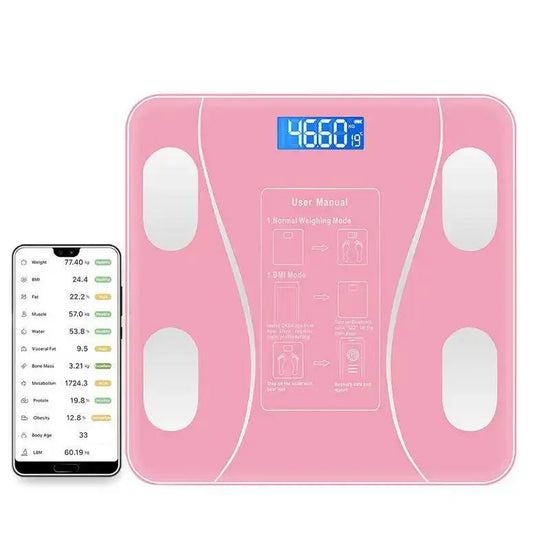 2 Pieces 180KG Digital electronic Smart Body fat scale - IVORYNN