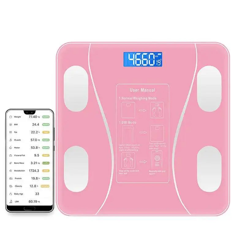 2 Pieces 180KG Digital electronic Smart Body fat scale - IVORYNN