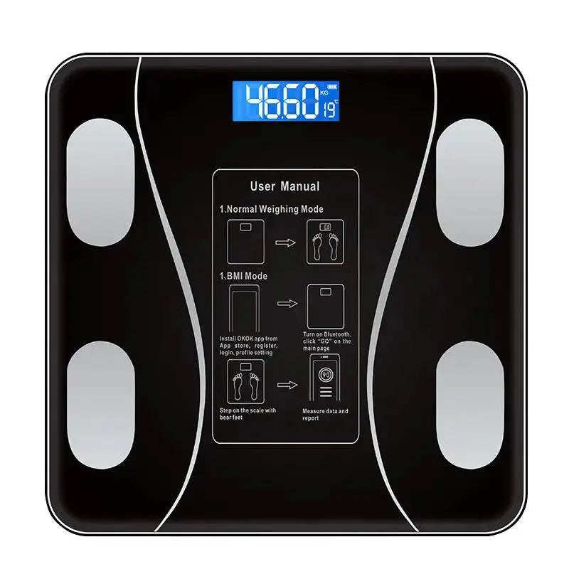 2 Pieces 180KG Digital electronic Smart Body fat scale - IVORYNN
