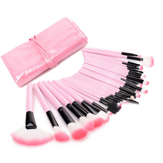 Rayon Makeup Wooden Handle brush bag
