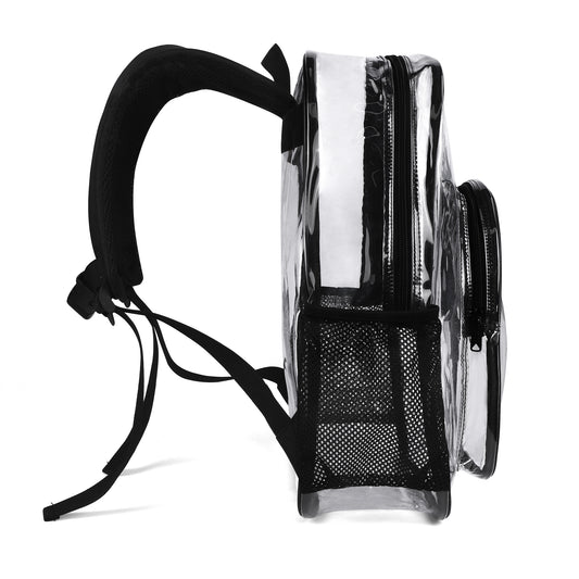 LUCAS PVC See Through Transparent Clear School Backpack
