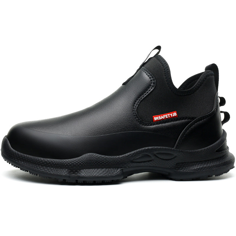 Non-Slip Comfortable Kevlar Free Black Shoes