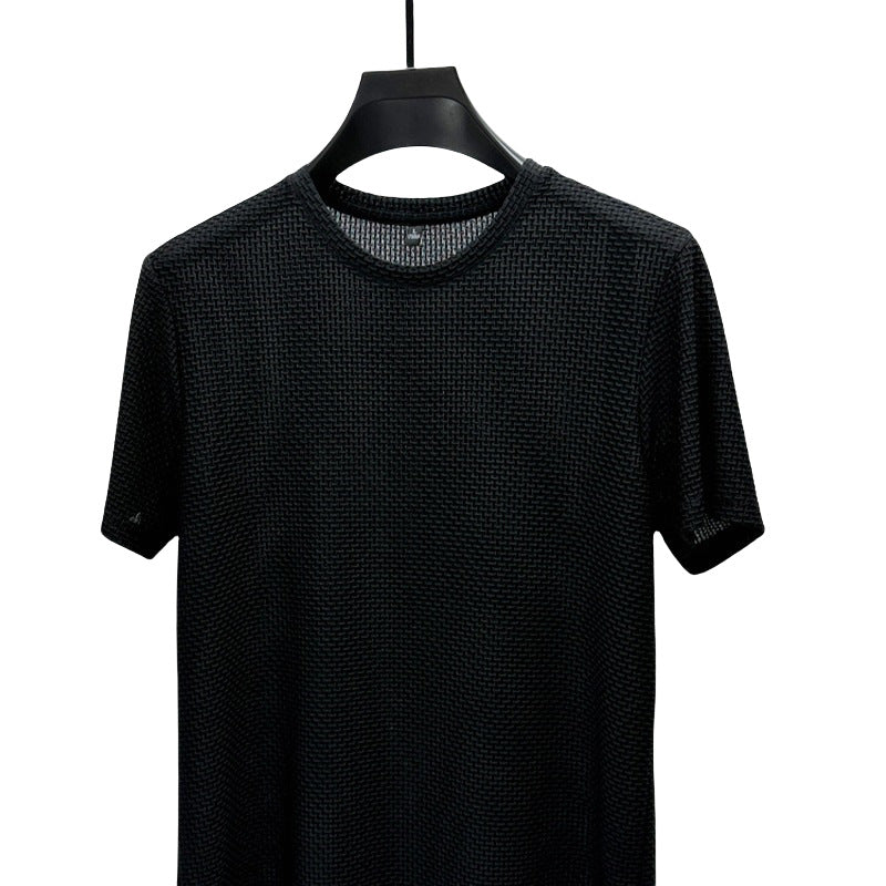 Silk Fitness Black T-shirt
