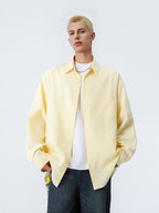 Windproof Yellow Striped Shirt