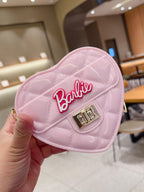 Luxury Girls Crossbody Heart Mini Pink Bag