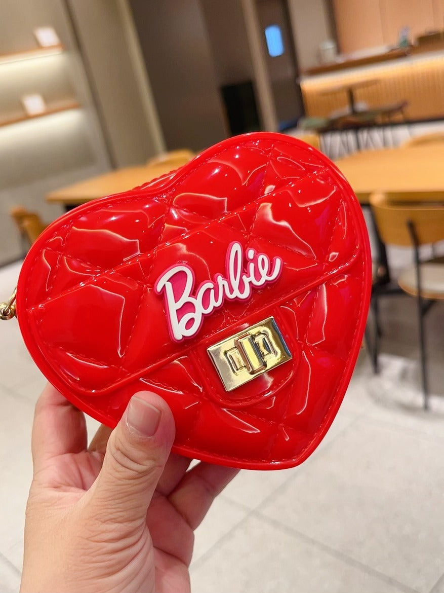 Luxury Crossbody Heart Mini Red Bag