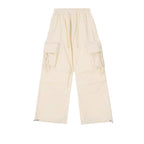Retro Workwear Casual Loose Apricot Pants