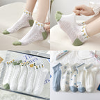 Breathable Mesh Boat Women Socks