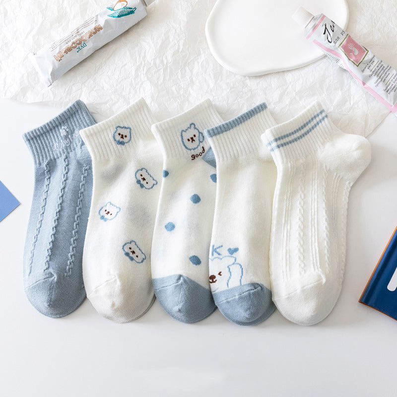 Breathable Mesh Boat Women Socks