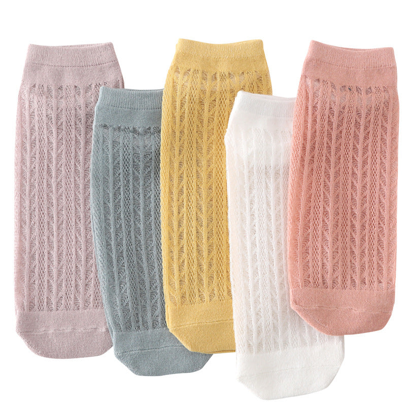 Breathable Mesh Boat Women Socks