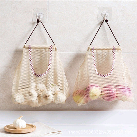 Portable Mesh Kitchen Storage Net Bag