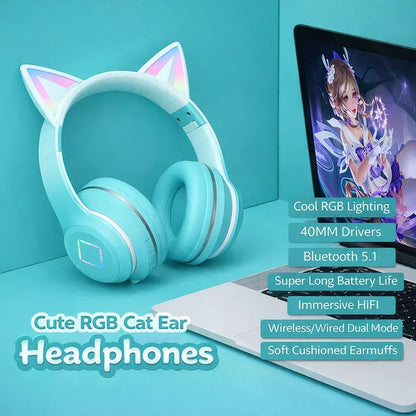 Gradient Color Wireless Bluetooth Headset